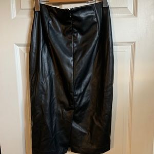Leather skirt